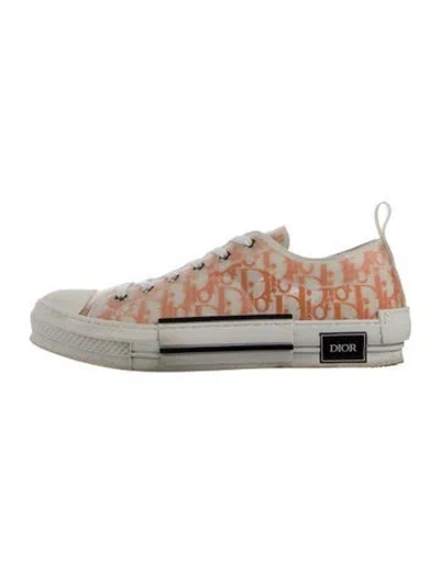 Pre-owned Dior Men B23 Sneakers In Orange