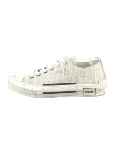Pre-owned Dior Men B23 Sneakers In White