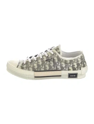 Pre-owned Dior Men B23 Sneakers In White