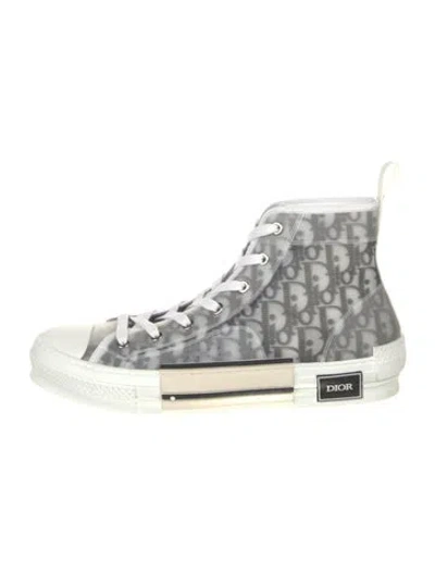 Pre-owned Dior Men B23 Sneakers In White
