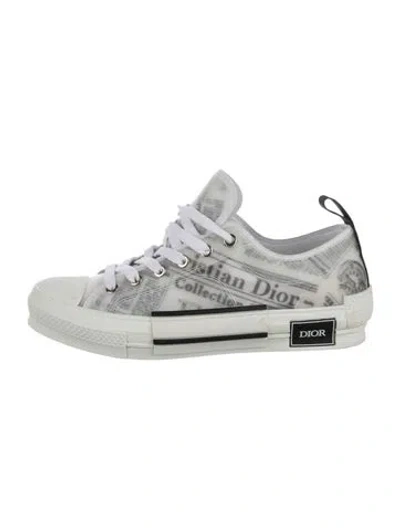 Pre-owned Dior Men B23 Sneakers In White