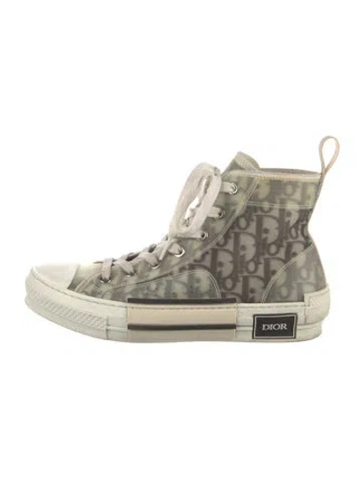 Pre-owned Dior Men B23 Sneakers In White