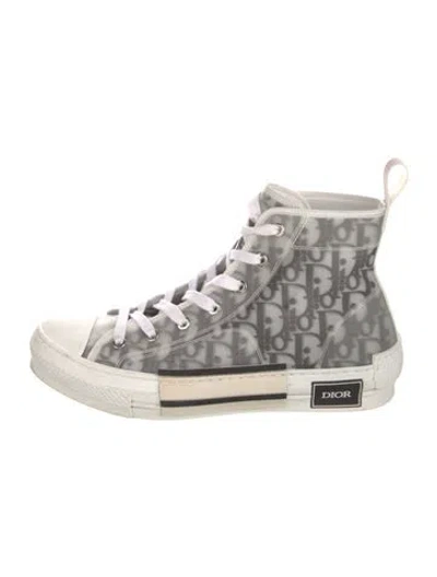 Pre-owned Dior Men B23 Sneakers In White