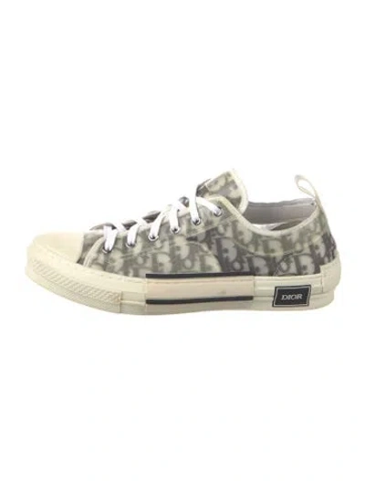 Pre-owned Dior Men B23 Sneakers In White