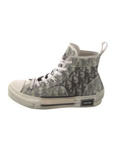 Pre-owned Dior Men B23 Sneakers In White