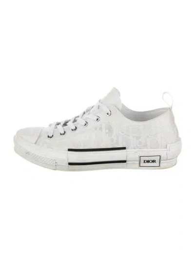 Pre-owned Dior Men B23 Sneakers In White