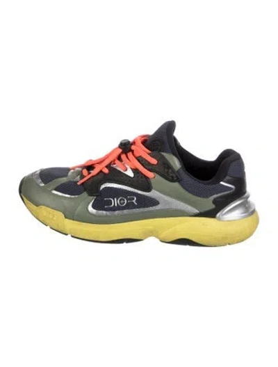 Pre-owned Dior Men B24 Sorayama Athletic Sneakers In Blue