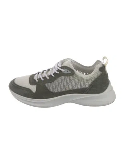 Pre-owned Dior Men B25 Sneakers In Gray