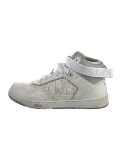 Pre-owned Dior Men B27 High Top Sneakers Sneakers In White