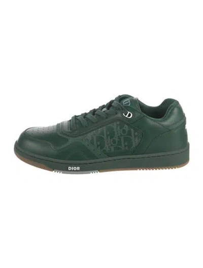 Pre-owned Dior Men B27 Sneakers In Green