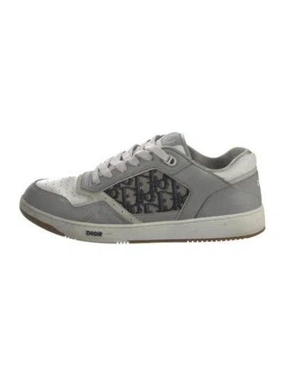 Pre-owned Dior Men B27 Sneakers In Silver