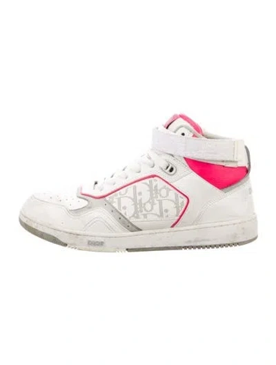 Pre-owned Dior Men B27 Sneakers In White