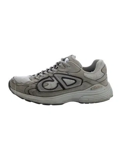 Pre-owned Dior Men B30 Athletic Sneakers In Gray