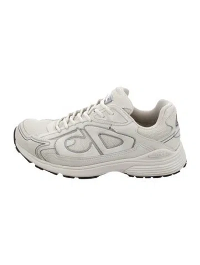 Pre-owned Dior Men B30 Chunky Sneakers In White
