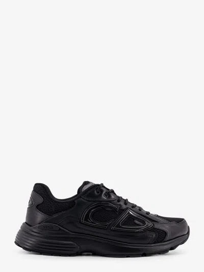 Dior Men B30 Countdown Low-top Leather And Mesh Sneakers In Animal Print