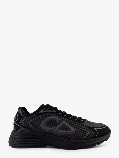 Dior Men B30 Countdown Tech Nylon And Technical Fabric Sneakers In Black