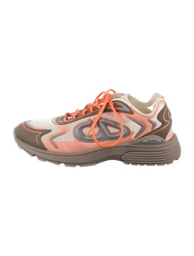 Pre-owned Dior Men B30 Countdown Tech Sneakers In Yellow