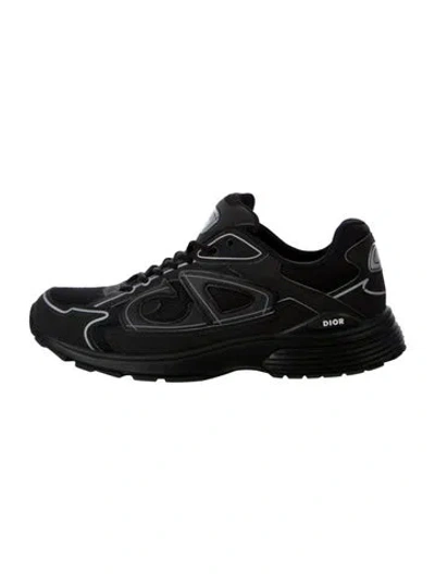 Pre-owned Dior Men B30 Sneakers In Black