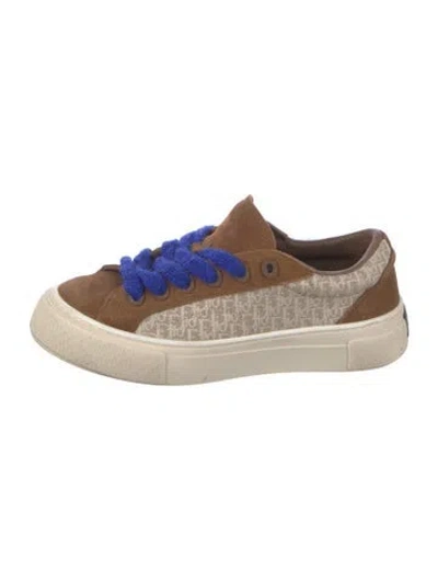 Pre-owned Dior Men B33 Sneakers In Brown