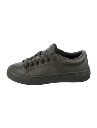 Pre-owned Dior Men B33 Sneakers In Green