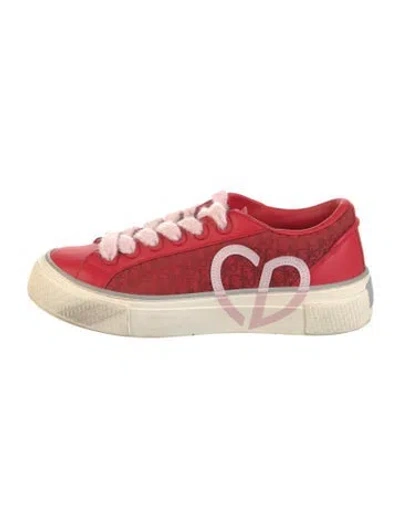 Pre-owned Dior Men B33 Sneakers In Red