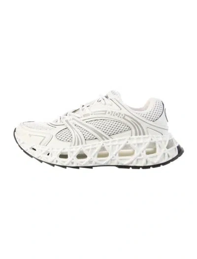 Pre-owned Dior Men B35 Nxxt Athletic Sneakers In White