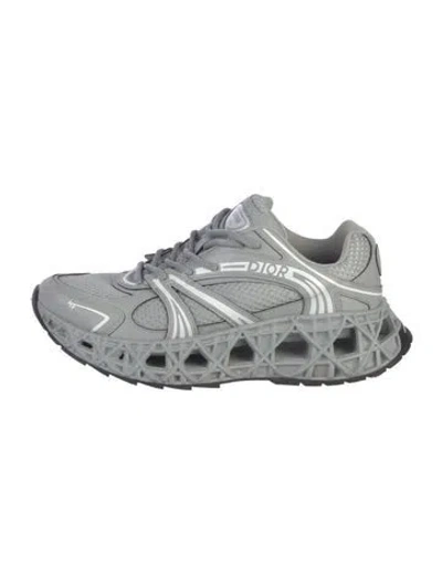 Pre-owned Dior Men B35 Nxxt Sneakers In Gray