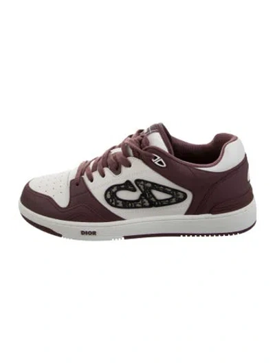 Pre-owned Dior Men B57 Athletic Sneakers In Burgundy