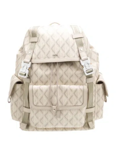 Pre-owned Dior Men Backpack In Neutral