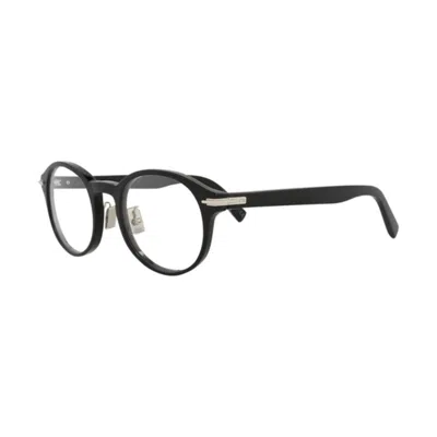 Dior Men's Black Round Eyeglass Frames Blacksuitorj 1000