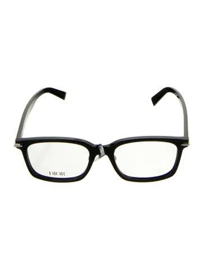 Pre-owned Dior Men Blacksuito Sj Square Eyeglasses