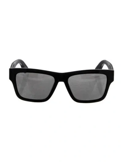 Pre-owned Dior Men Cannage Pattern Wayfarer Sunglasses In Black