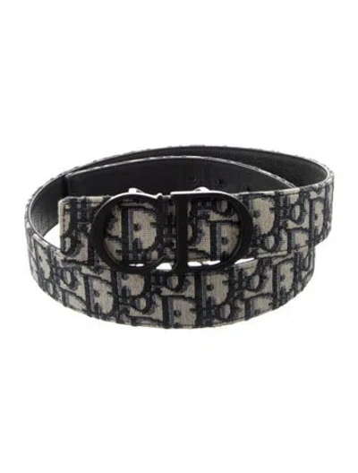 Pre-owned Dior Men Canvas Belt In Multi