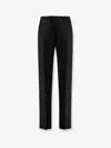 Dior Men Cashmere And Wool Trousers In Black