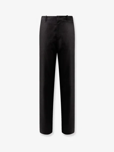 Dior Men Cashmere Trousers In Black