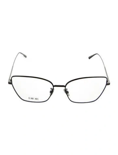 Pre-owned Dior Men Cat-eye Eyeglasses In Black