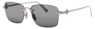 Dior Men's Cd Diamond Metal Sunglasses 54-16-145 In 16a - Shiny Palladium / Smoke
