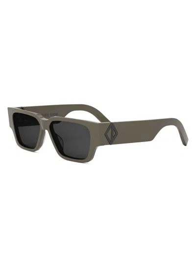 Dior Men's Cd Diamond S5i 56mm Geometric Sunglasses In Orange