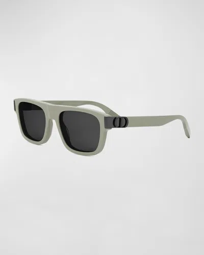 Dior Men's Cd Icon S31 Sunglasses In Shiny Beige Smoke Mirror