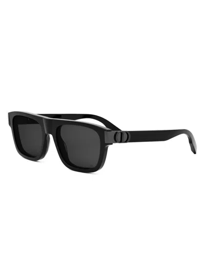 Dior Men's Cd Icon S3i 55mm Square Sunglasses In Black/gray Solid