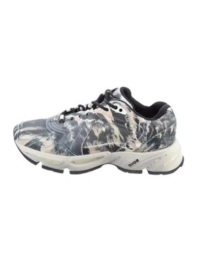 Pre-owned Dior Men Cd1 Sneakers In Gray