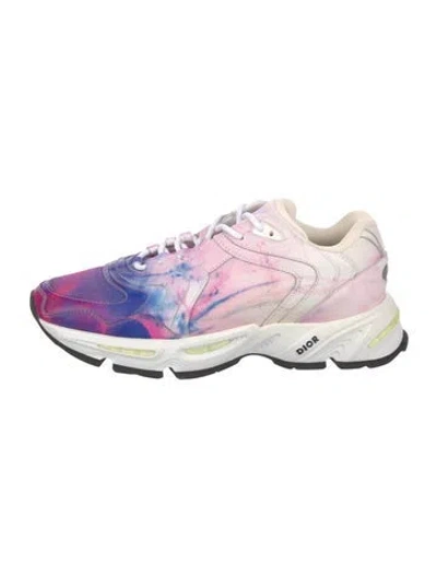 Pre-owned Dior Men Cd1 'tye Dye' Sneakers In Purple