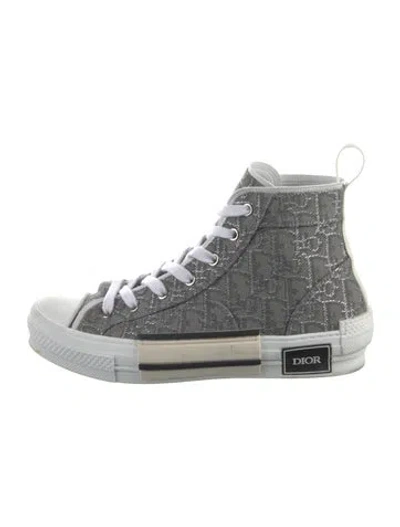 Pre-owned Dior Men Christian Dior B23 'ruthenium' Sneakers In Gray