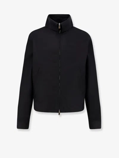 Dior Men Christian  Couture Cotton Blend Satin Jacket In Black