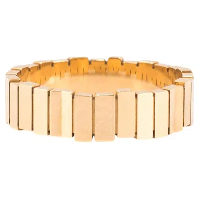 Pre-owned Dior Men's Christian  Gem Collection 18k Yellow Gold Band Ring