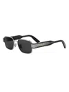 Dior Rectangle Sunglasses In Black