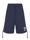 Dior Homme Blue Cotton Clothing Trousers