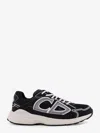 Dior Men Countdown B30 Mesh And Leather Sneakers In Black