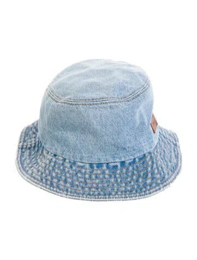 Pre-owned Dior Men Denim Bucket Hat W/tags In Blue