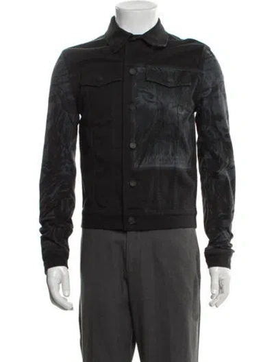 Pre-owned Dior Men Denim Jacket In Black